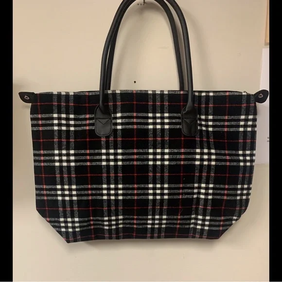 🌟Buffalo Check Weekender Bag - Picture 2 of 4